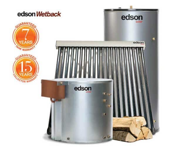 Edson Wetback with evacuated tube solar