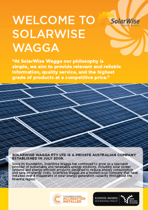 SolarWise Wagga - Company brochure