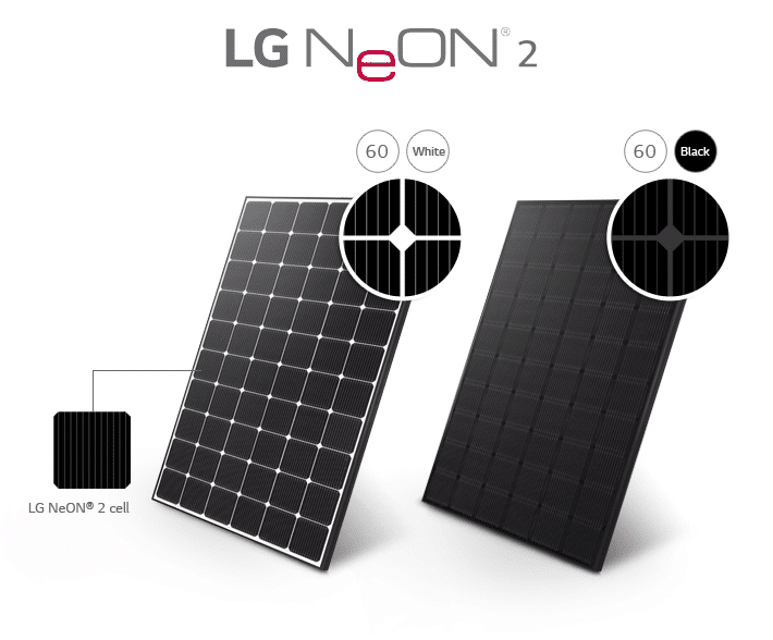 LG NeON2 PV Panels