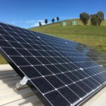 LG Neon2 Panels on Tilt Frame Solar Power - LG Neon2 Panels on Tilt Frame