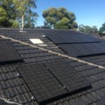 LG NeON2 Black panels on tile roof Solar Power Systems - LG NeON2 Black panels on tile roof
