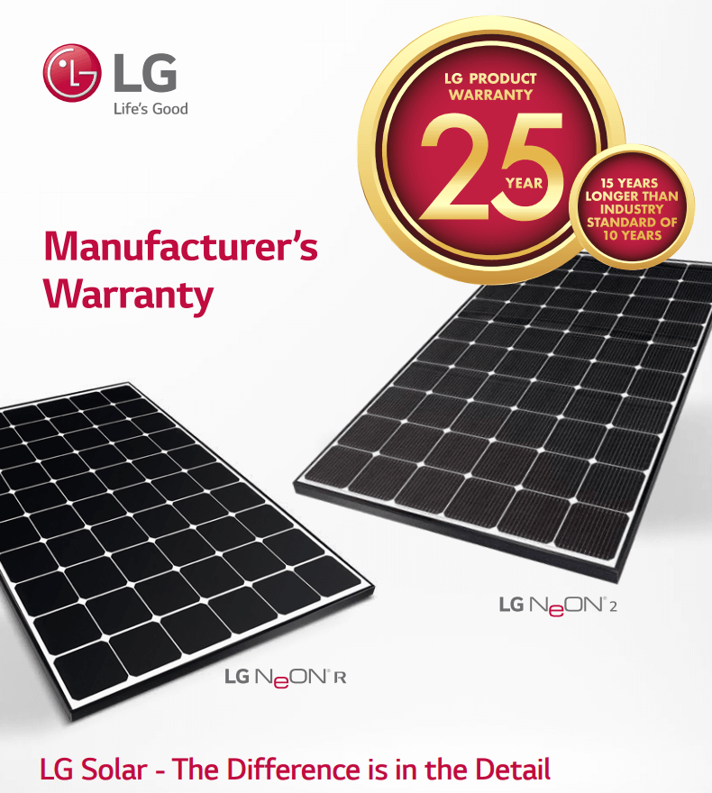 LG Solar Panels Superior Performance Strong Warranties SolarWise Wagga