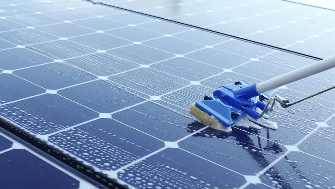 solar panel cleaning